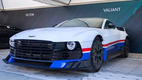 Getty Images Aston Martin Valiant on display at Goodwood Festival of Speed 2024 in Chichester, England. 