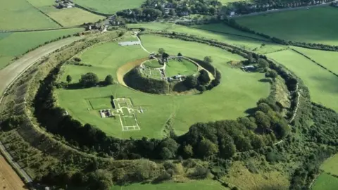 PA Media The site of Old Sarum