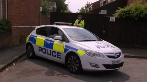 Crime scene in Blackbird Leys