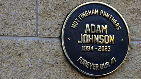 Nottingham Panthers The plaque