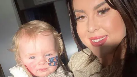 Chester with his mum Kristy