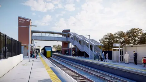 TravelWest Ashley Down station mock up