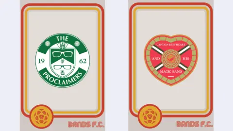 Bands FC Proclaimers and Captain Beefheart