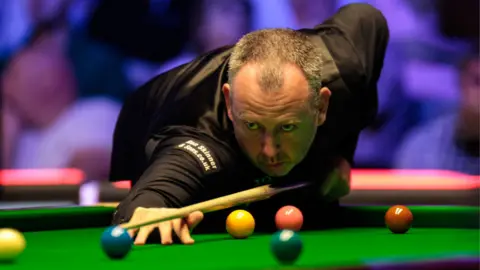 Mark Williams in action at the British Open