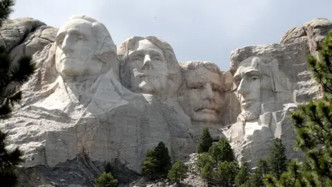 Getty Images Image shows the Mount Rushmore National Monument in South Dakota