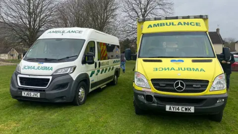 Two ambulances