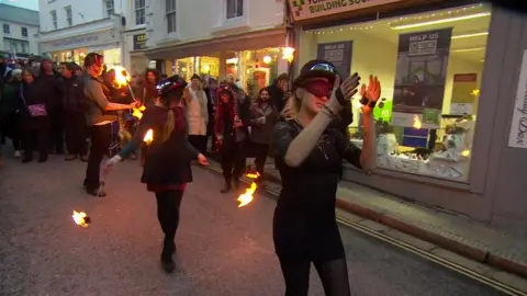 BBC A photo of the festival last year