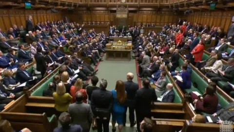 PA MPs inside the house of commons