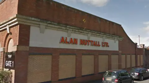Google Alan Nuttall Ltd premises in Dudley