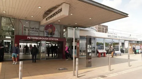 Steve Huntley/BBC Peterborough railway station