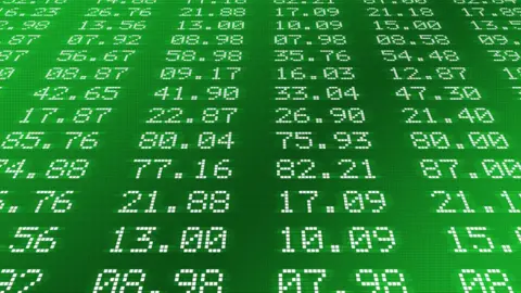 Getty Images green numbers