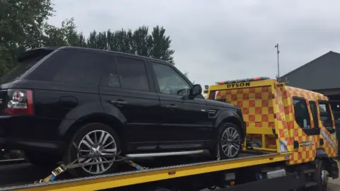 Gloucestershire Police Recovered Land Rover