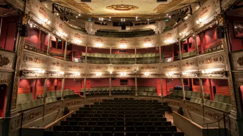 Getty Images The interior of the Bristol Old Vic theatre. Pic provided by Getty