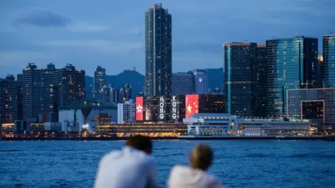 Getty Images Hong Kong's Victoria Harbour