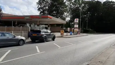 BBC Petrol station in Bunny