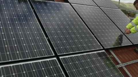 PA Media Domestic solar panels