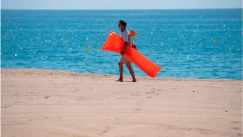 Getty Images Man on beach