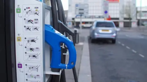 BBC Electric charging point