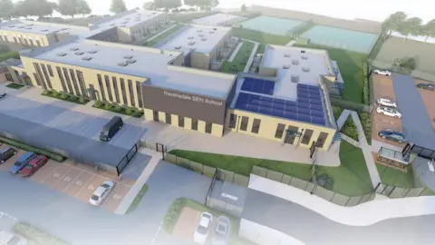 Nottinghamshire County Council Artists impression of school