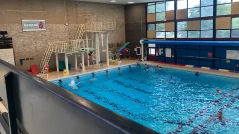 BBC Bangor swimming pool