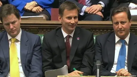 PA Media Nick Clegg and David Cameron