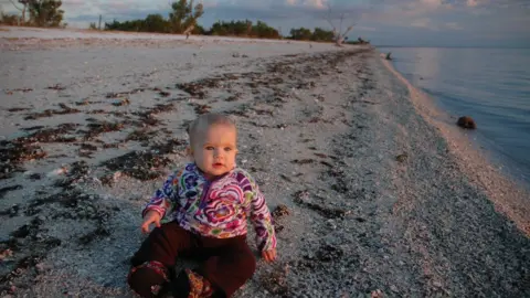 Means family Skyla Means in the remotest spot in Florida