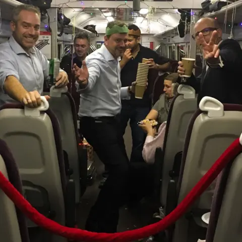 Jason Sutherland-Rowe Jason Sutherland-Rowe and his group of commuter friends