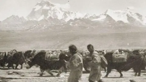 Durham University special collection Photograph taken in 1924 of the Everest expedition by Bentley Beetham