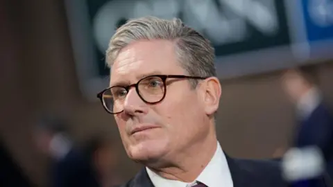 Getty Images Keir Starmer during the Nato summit in Washington DC on 11 July