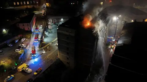 YappApp fire at a Bradford tower block