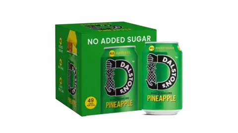 FSA A four pack of Dalston's Pineapple Soda drink