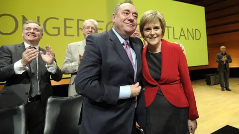 Getty Images Alex Salmond and Nicola Sturgeon