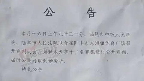 WeChat The Lufeng People's Court invited people to watch 12 court hearings