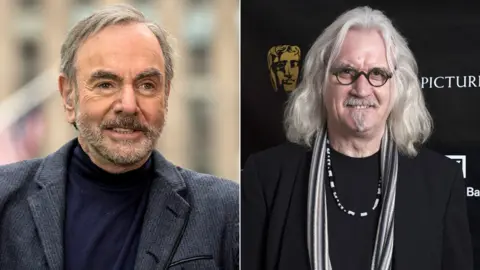 Reuters / BBC Neil Diamond and Billy Connolly