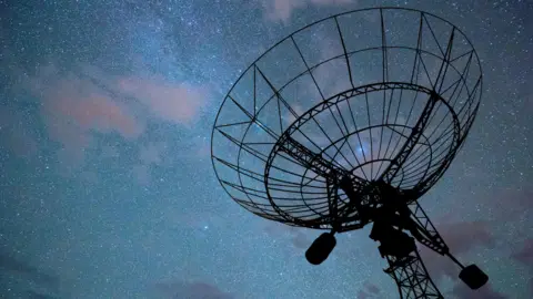 Space radar dish