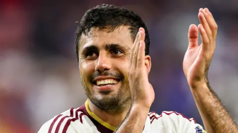Rodri playing for Spain