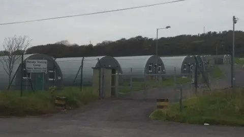 BBC There are plans to house asylum seekers at a military training camp in Pembrokeshire