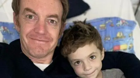 George's family George with his father, Sam