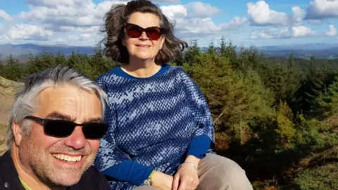 David and Mandy Bent. David was diagnosed with early onset dementia in 2015