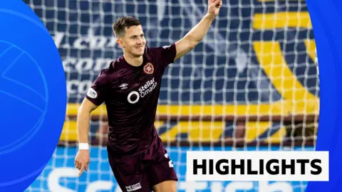 Hearts v Dundee highlights graphic