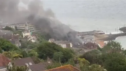 Ventnor arcade fire