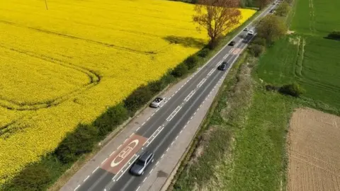 NAational Highways Artist's impression of the plans to dual the A47 at Blofield and North Burlingham