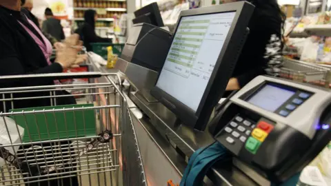 Getty Images supermarket till