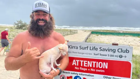 Donnie Neal  in Kirra beach, Queensland Australia