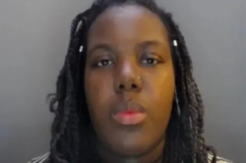 Durham Police Mugshot of a woman