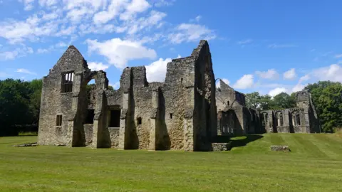 BBC Weather Watcher Alison Treacher The historic ruins of Netley Abbey, Hampshire
