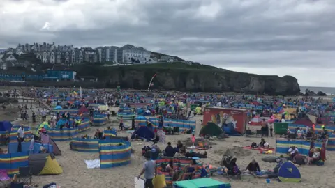 Amy Gladwell Perranporth beach