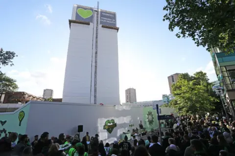 PA Media Grenfell Tower