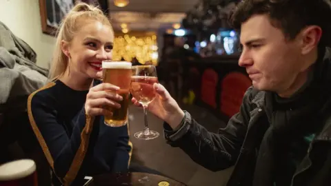 Getty Images couple in pub