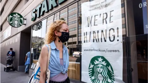 Getty Images Starbucks hiring poster